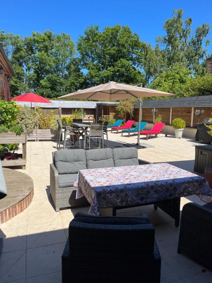 Bed and Breakfast Le Jardin Des Roses Gerponville Екстер'єр фото